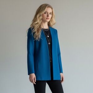 Dana Buchman Teal Wool Winter Coat – Women’s 14